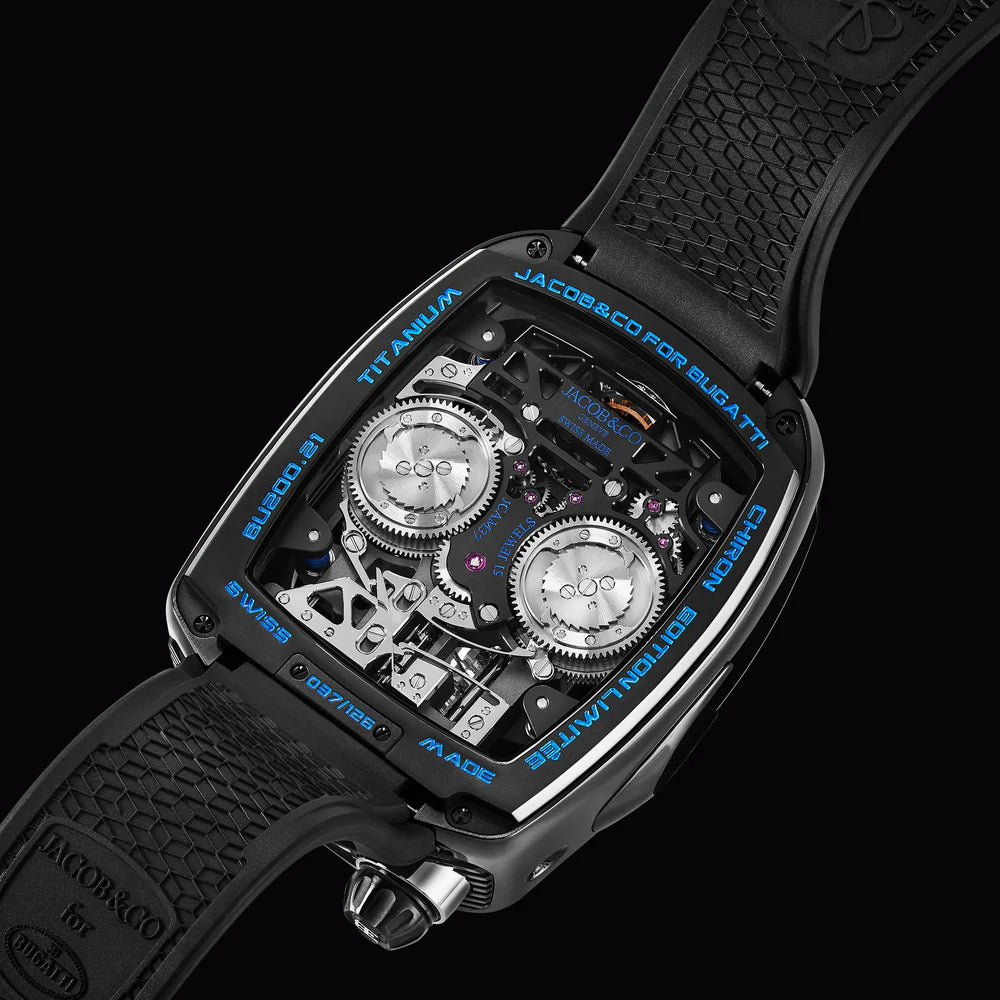JACOB&CO X BUGATTI CHIRON TOURBILLON LUXURY WATCH